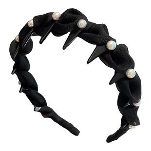 高级感珍珠发箍女2025新款发带高颅顶洗脸头箍压发卡秋冬发捆头饰