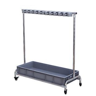 不锈钢拖把架拖把扫把墩布挂架子挂钩可移动学校工厂清洁收纳工具