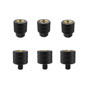 M4M5M6母转M6M8M10M12国标公制三脚架转换螺丝杆手拧螺母旋转接头