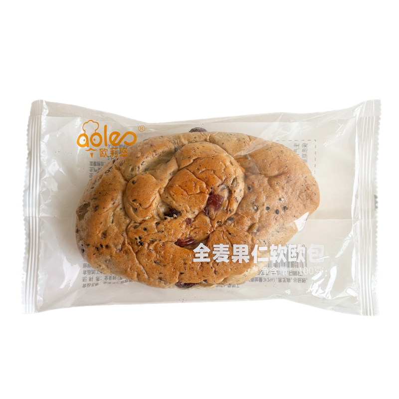 欧莉悠全麦果仁软欧包即食早餐品