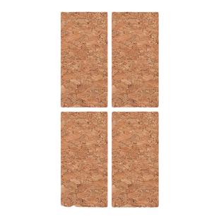 软木纹标签贴纸防水手写字长方形圆包装手账分类提醒标记备注食品瓶身罐子可撕移无痕小橡树水松复古风不干胶