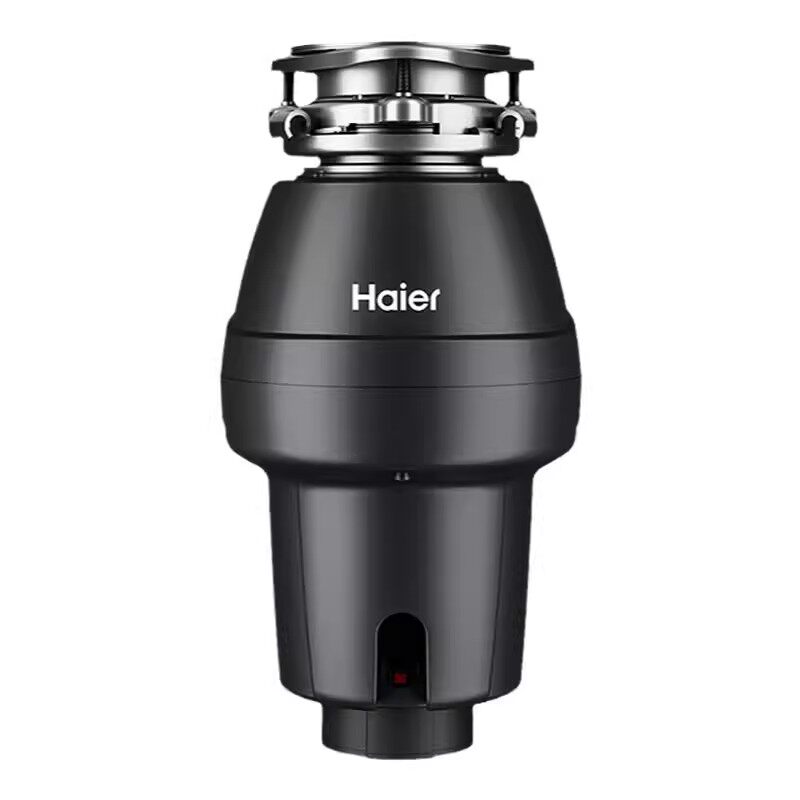 海尔家用厨房食物垃圾处理器自动进水隔音降噪餐厨余搅拌粉碎机