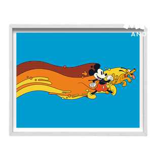 SUNDAY HOME 迪士尼米奇潮流家居创意客厅卧室装饰画原创艺术版画