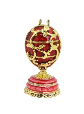 合金工艺品珐琅彩花篮蛋俄罗斯鸡蛋复活节彩蛋旅游纪念品生日礼物