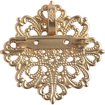 diy胸针项链两用配件铜质保色