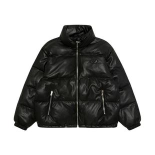 Aape旗舰店男装秋冬猿人徽章纯色潮流厚羽绒服面包服外套7740XXP