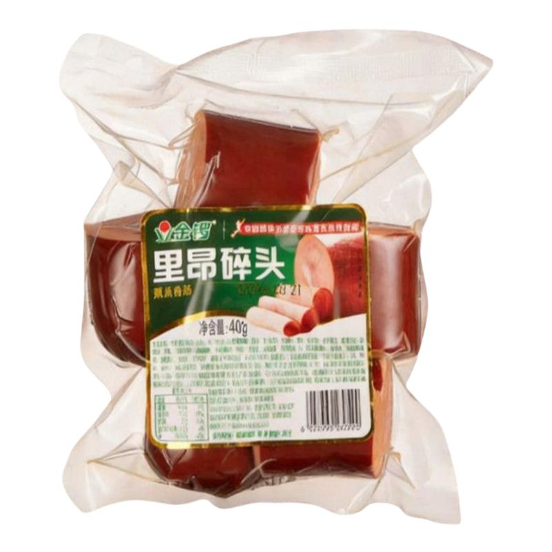 金锣里昂烤香肠火腿肠 配餐切片餐桌美食煎炸下酒菜食材早餐