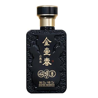 【贵州平坝老八大】金壶春小黑金茅源菌种53度酱香型白酒125ml/瓶