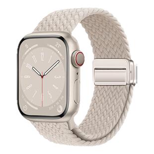 适用applewatch S11苹果手表表带新款series10编织s9运动磁吸SE高级s8尼龙ultra3/2腕带se透气s7男小众女智能