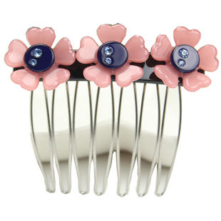 发梳插梳刘海梳小号发夹刘海夹韩国发卡发插简约可爱甜美发饰头饰