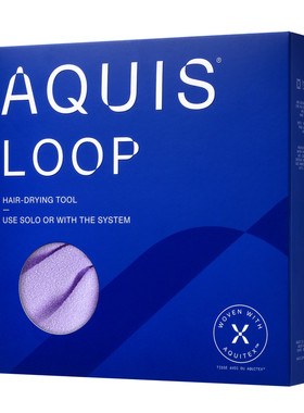 AQUIS时尚LOOP小花朵干发发圈2026新款速干超强吸水发帽包头毛巾