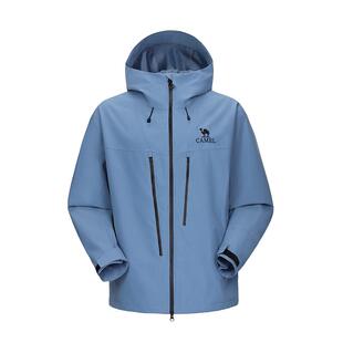 骆驼户外经典2.0硬核冲锋衣 暴雨级防水夹克外套男轻量单层登山服