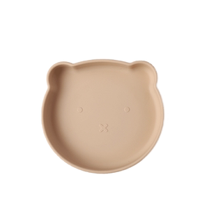beeshum贝斯哈姆小熊宝宝餐盘儿童专用一体吸盘式婴儿硅胶辅食碗