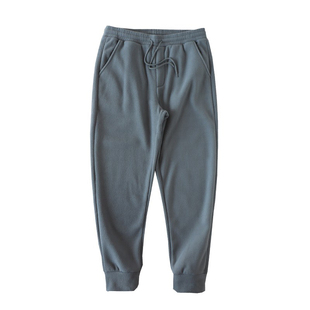 便宜好货外贸日单双面绒休闲运动裤秋冬摇粒绒卫裤保暖束脚裤男装