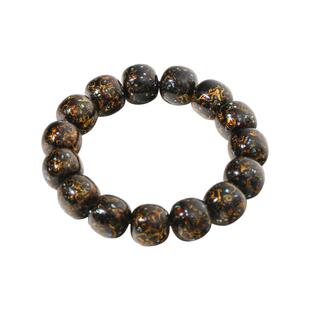 敦煌研究院紫光檀漆器手串 文玩手串珠子情侣款小众设计佛珠配饰