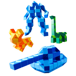 百变72段魔尺96节108段120段144段240段全套可拆卸小学生魔方儿童