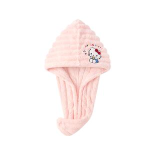 BE三丽鸥HelloKitty正品干发帽女超强吸水浴帽速干浴巾可爱包头巾