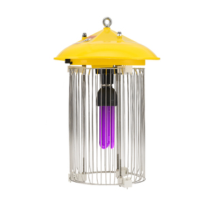 智能鱼塘喂鱼杀虫灯光控雨控黑光灯诱虫灯频振式杀虫灯泡户外养殖