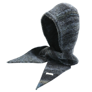 新年红色帽子围巾一体女冬季保暖护耳巴拉克拉法帽防寒连帽围脖潮