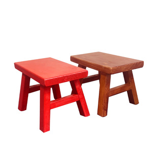 渔光曲跳舞实木凳子道具表演凳换鞋踩高板凳儿童成人卯榫加厚矮凳