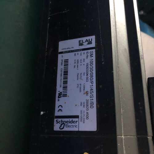 议价施耐德 ELAU伺服电机 SM-100/30/080/P1/45/S1/B0 现货