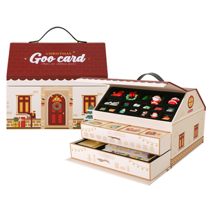 mobee咕卡套装奶油胶贴纸礼盒儿童节十岁女孩子生日礼物新年礼物