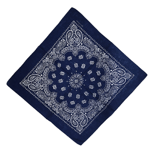 美式复古阿美咔叽纯棉腰果花西海岸嘻哈机车百搭配饰方巾发带包邮