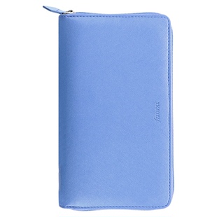 英国进口 filofax saffiano compact zip A6活页记事本个人型手包式手帐本拉链式钱包卡包便携多功能多卡位