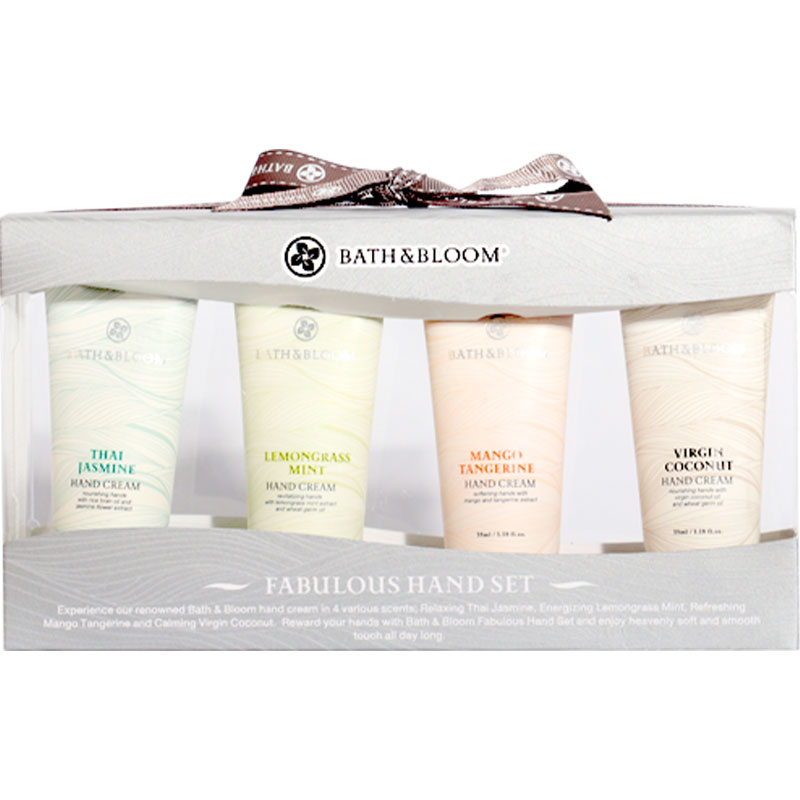 BATH&BLOOM泰国香氛护手霜套装35ml*4套装便携滋润双手旅行装