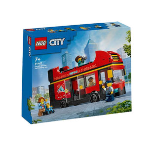 【自营】LEGO乐高 60407红色双层观光巴士 拼装积木玩具 礼物