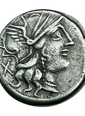 古罗马银币饰品女纯银双子座礼品