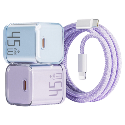 适用苹果充电器充电头快充16iPhone15数据线14ProMax手机插头17原装air45W正品pd氮化镓typec平板iPad一套装