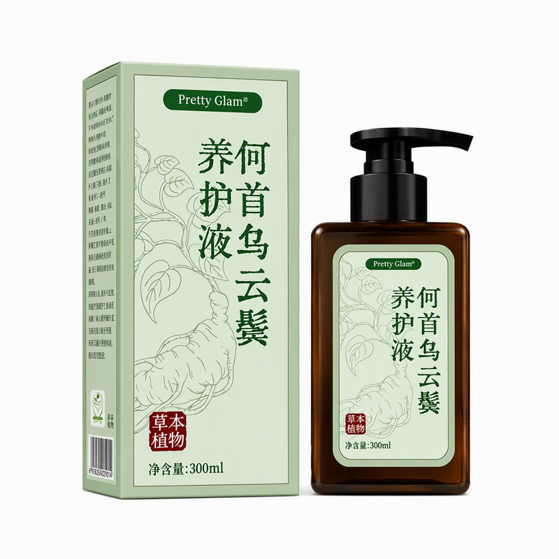 【正品保证】Pretty Glam何首乌云鬓养护液闺言洗发水微商同款