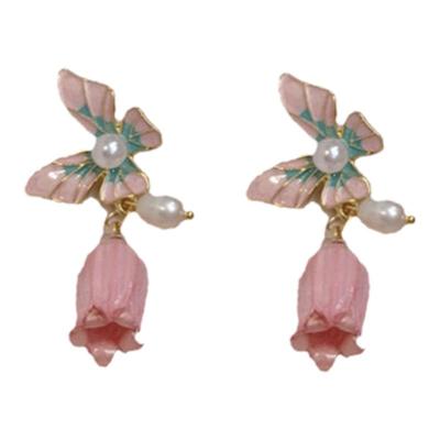 铃兰花真花女淡水珍珠独特小众