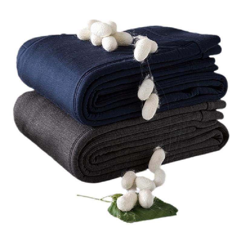 威迈凡秋冬季棉裤男女士100桑蚕丝填保暖裤羊毛加厚羊绒打底裤薄