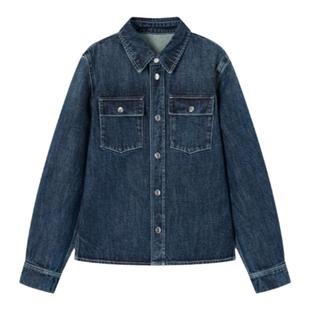 华吉言【落基山】100棉柔软舒适合体版牛仔衬衫外套