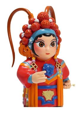 国潮黄铜摆件《京剧》