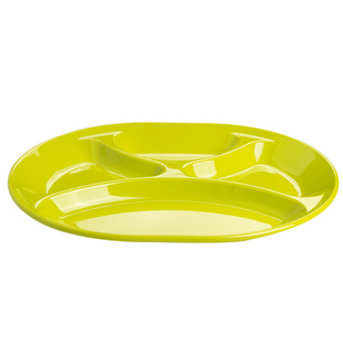 密胺三格四格五格餐具快餐盘分格餐盘商用碟塑料饭盆食堂打饭盘子