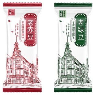 新品5支老街味道0蔗糖赤豆绿豆冰淇淋老味道棒冰雪糕冰激凌冷饮