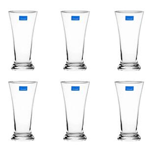 进口Ocean玻璃水杯ktv酒吧收腰啤酒杯果汁饮料杯牛奶杯毛尖绿茶杯