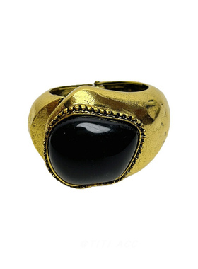 重工复古不规则夸张宝石宽版手镯