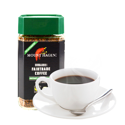 德国进口哈根山脱因纯黑咖啡粉