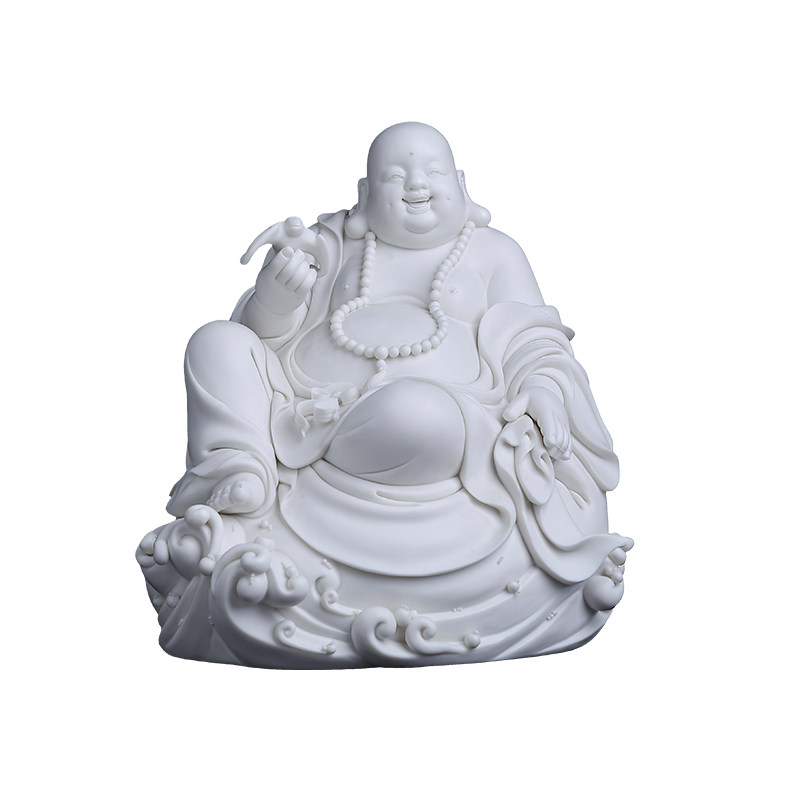 东方泥土刘铭志纳福弥勒佛像摆件