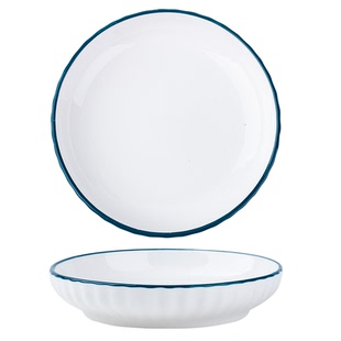 4英寸味碟家用小盘子碟子精致小碟陶瓷蘸料碟简约菜盘餐盘吐骨碟