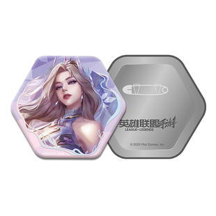 英雄联盟手游 水晶玫瑰系列 浮雕双闪徽章 游戏周边 官方正品