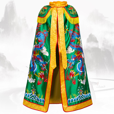 定制披风斗篷贡缎面料