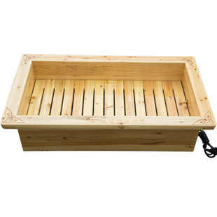 烤火箱取暖器家用湖南实木电火桶暖脚器火柜火箱烤火炉可坐躺烘脚