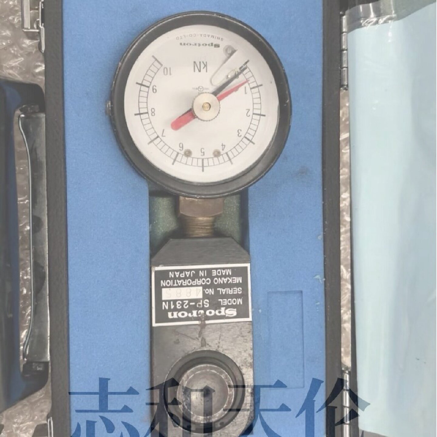 配件Spotron日本SP231N压力表狮堡龙MEKANOCORPORATION范围010kN