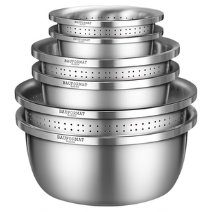 德国不锈钢洗菜盆沥水篮客厅洗水果菜篮子厨房淘菜淘米神器家用