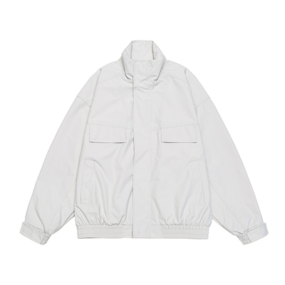 GOGOSOON短款宽松夹克男新款2026春秋立领外套美式工装潮流青少年